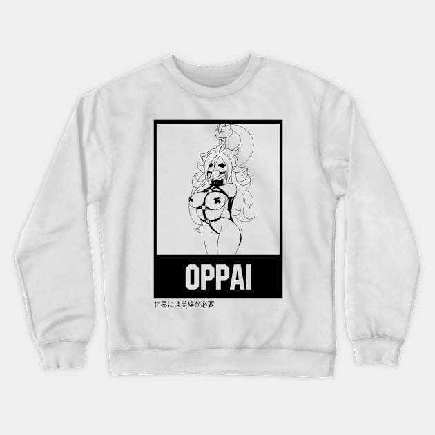 Oppai 1 Crewneck Sweatshirt by ZuleYang22